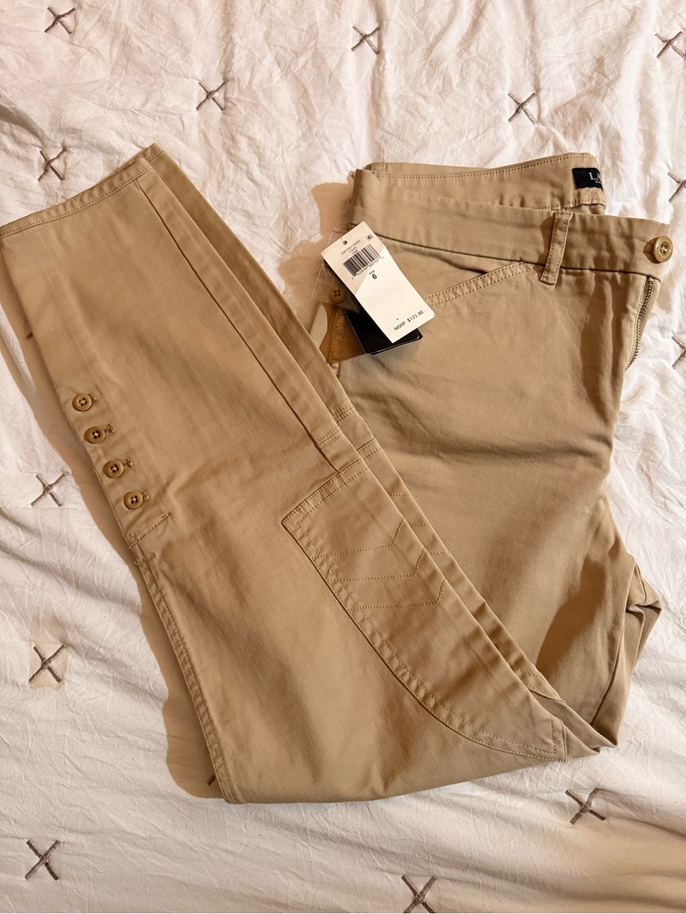Lauren Ralph Lauren Women's Skinny riding Pants in Khaki Tan